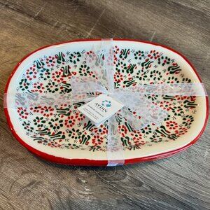 Set of 2, AYDIN Homeware Handpainted in Turkey Oval Platter